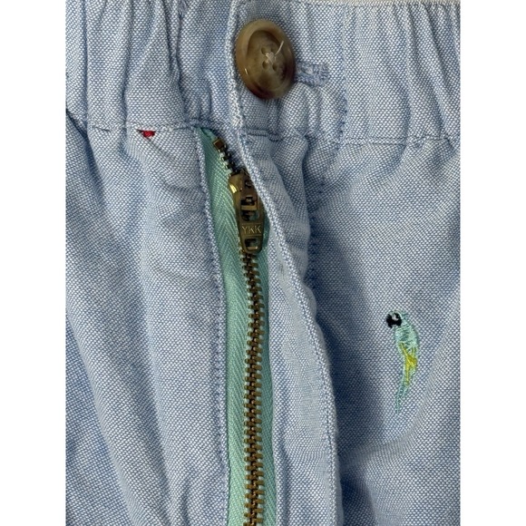 Chubbies Womens Khaki Chino Shorts Blue Parrot Bird‎ All Over Print 5.5" Inseam - Picture 2 of 11